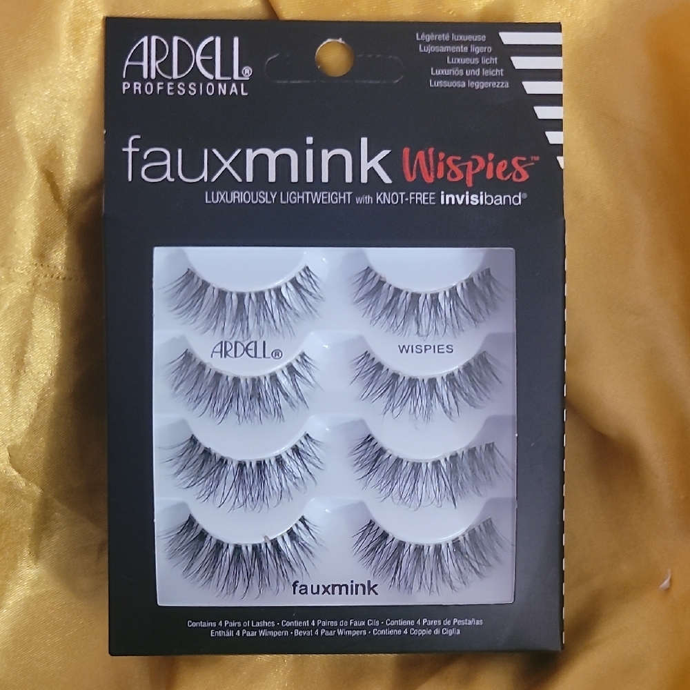Ardell Faux Mink Wispies, 4 Pairs